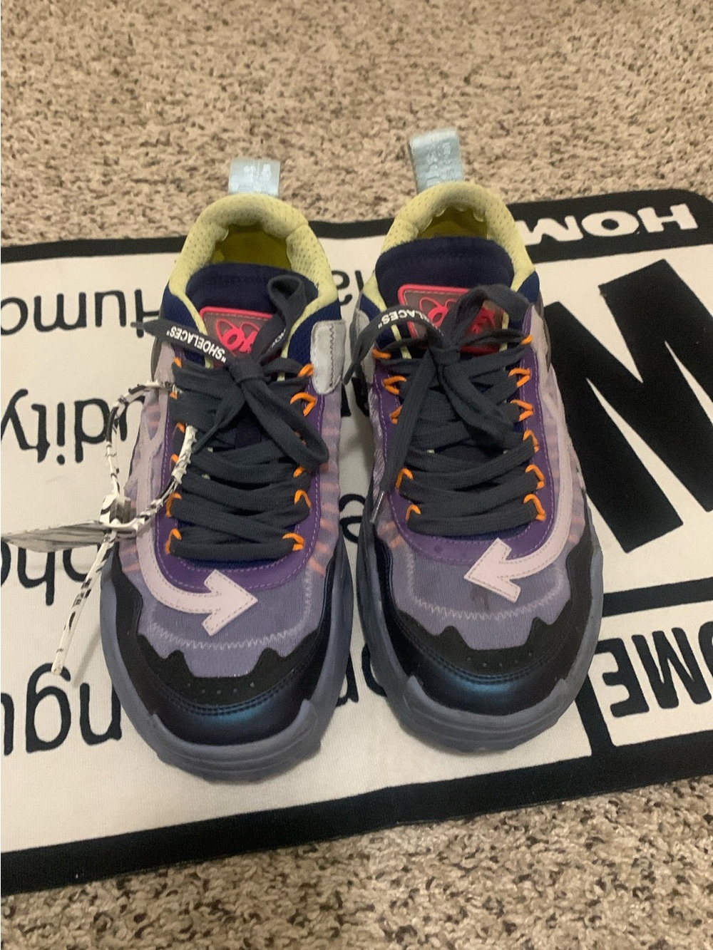 Off-White Odsy 1000 Violet Men Sneakers - Brand: Off-White